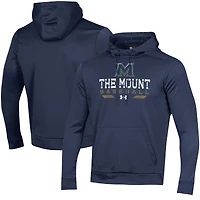 Men's Under Armour  Navy Mount St. Mary's Mountaineers Baseball Pullover Hoodie