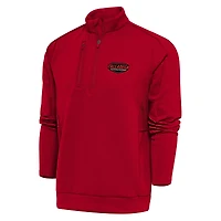 Men's Antigua Red Talladega Superspeedway Generation Quarter-Zip Pullover Top