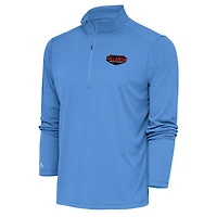 Men's Antigua Powder Blue Talladega Superspeedway Tribute Quarter-Zip Pullover Top