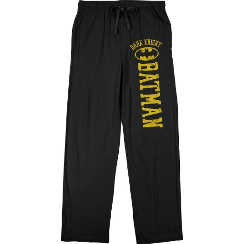 Men's Black Batman Dark Knight Pajama Pants