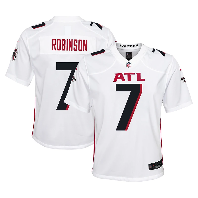 Youth Nike Bijan Robinson White Atlanta Falcons Game Jersey