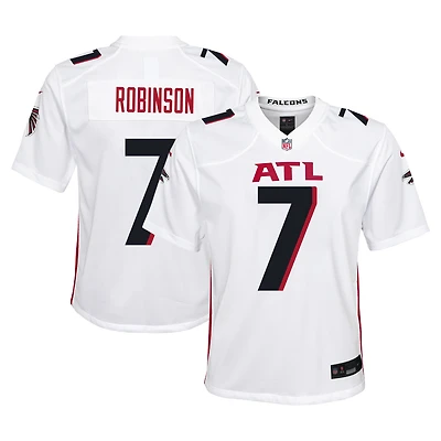 Youth Nike Bijan Robinson White Atlanta Falcons Game Jersey