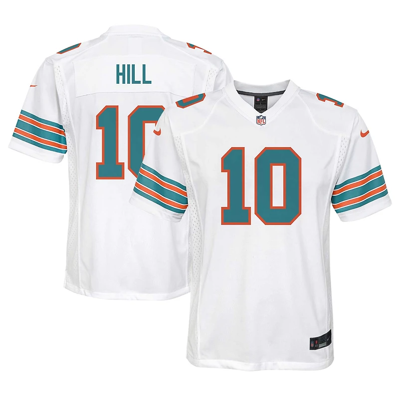 Youth Nike Tyreek Hill White Miami Dolphins Game Jersey