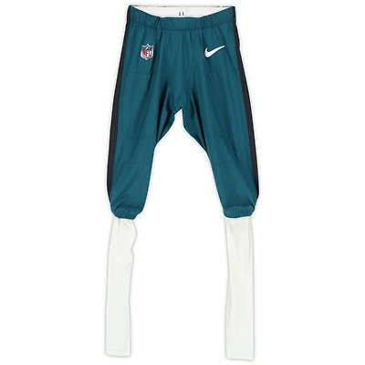 DeVonta Smith Philadelphia Eagles Game-Used #6 Green Pants vs. Washington Commanders on October 29, 2023
