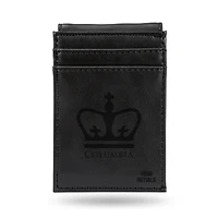 Black Columbia University Personalized Front Pocket Wallet
