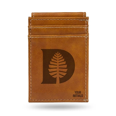 Brown Dartmouth Big Green Personalized Front Pocket Wallet