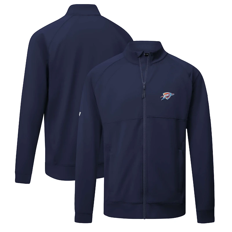 Men's Levelwear Navy Oklahoma City Thunder Form Insignia Core Full-Zip Jacket