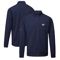 Men's Levelwear Navy Oklahoma City Thunder Form Insignia Core Full-Zip Jacket