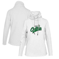 Women's Levelwear White Boston Celtics Loop Retro Pullover Hoodie