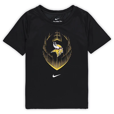 Preschool Nike  Black Minnesota Vikings Legend Icon Performance T-Shirt