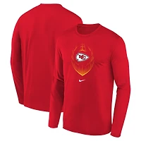 Youth Nike Red Kansas City Chiefs Legend Icon Long Sleeve T-Shirt