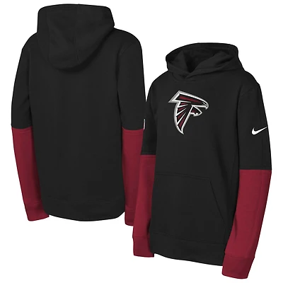 Youth Nike  Black Atlanta Falcons  Club Pullover Hoodie