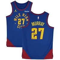 Jamal Murray Denver Nuggets Autographed Blue Jordan Brand 2022-2023 Statement Edition Jersey with "Blue Arrow" Inscription