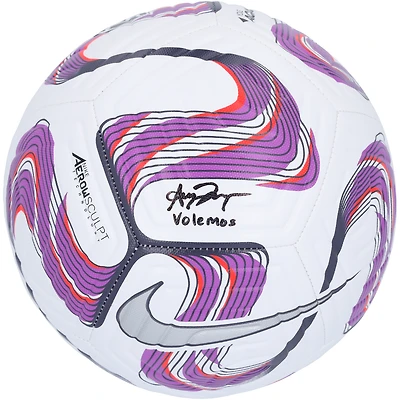 Alyssa Thompson Angel City FC Autographed NWSL Pink Academy Soccer Ball with "Volemos" Inscription