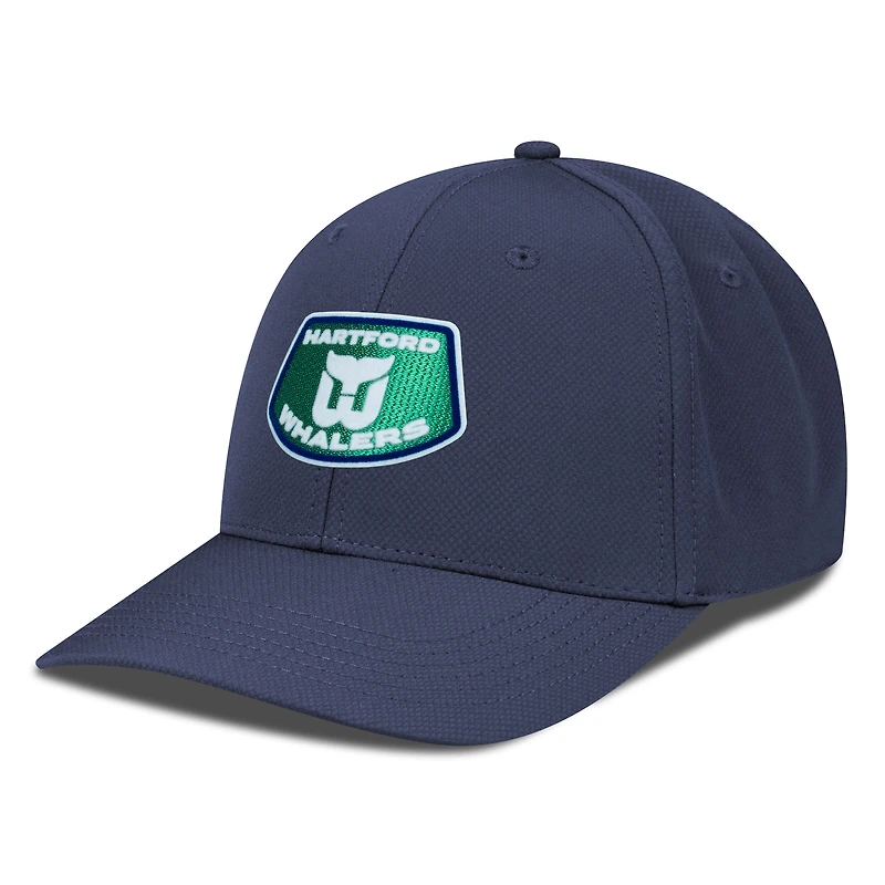 Men's Levelwear Navy Hartford Whalers Retro Skylight Rise Flex Hat