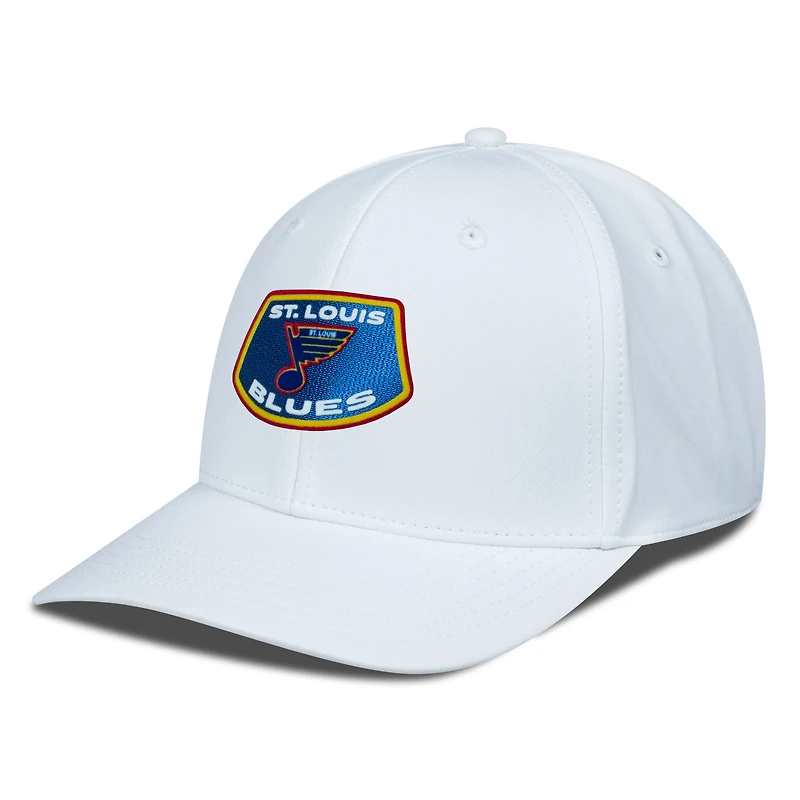 Men's Levelwear White St. Louis Blues Retro Skylight Rise Flex Hat