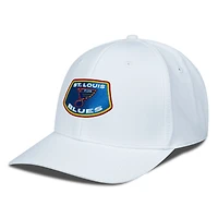Men's Levelwear White St. Louis Blues Retro Skylight Rise Flex Hat
