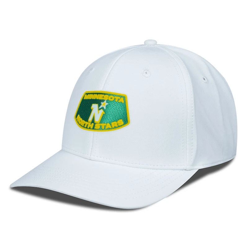 Men's Levelwear White Minnesota North Stars Retro Skylight Rise Flex Hat