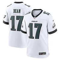 Men's Nike Nakobe Dean White Philadelphia Eagles White Game Jersey