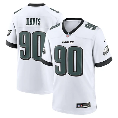 Men's Nike Jordan Davis White Philadelphia Eagles White Game Jersey