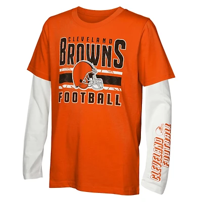 Youth Cleveland Browns In the Mix T-Shirt Combo Set