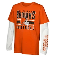 Youth Cleveland Browns In the Mix T-Shirt Combo Set