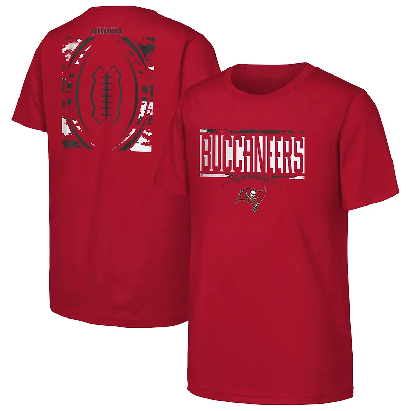 Youth Red Tampa Bay Buccaneers The Blitz T-Shirt