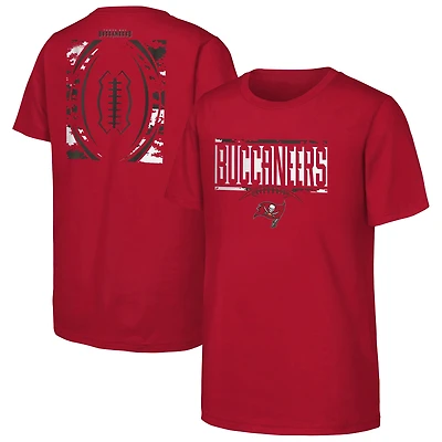 Youth Red Tampa Bay Buccaneers The Blitz T-Shirt