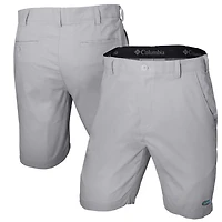 Men's Columbia Gray Florida Gators Omni-Wick Lie Angle Shorts