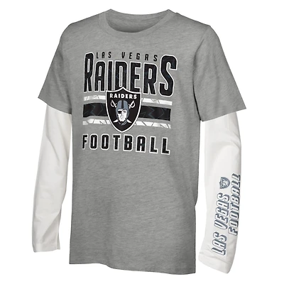 Preschool Las Vegas Raiders In the Mix T-Shirt Combo Set