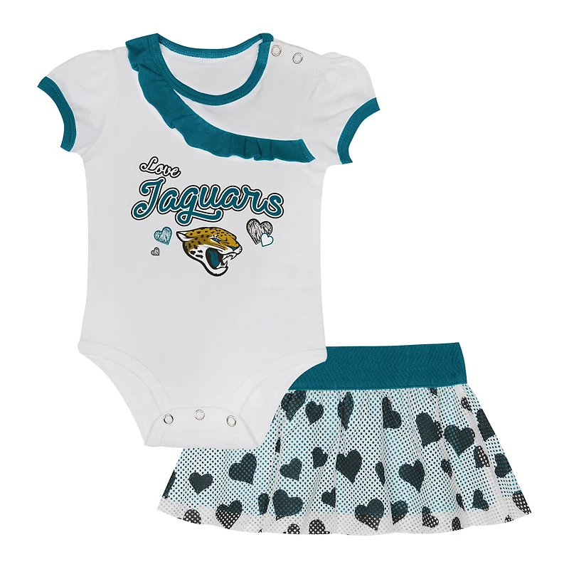 Newborn & Infant Jacksonville Jaguars Love My Team Bodysuit & Skirt Set