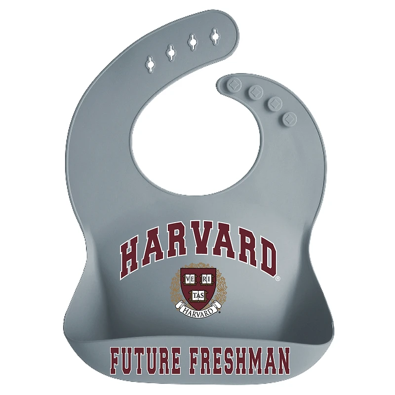 Infant Garb Harvard Crimson Silicone Crumb Catcher Bib