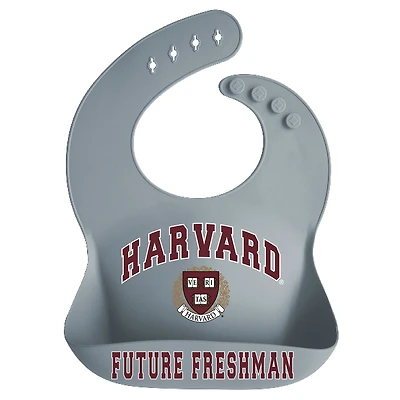 Infant Garb Harvard Crimson Silicone Crumb Catcher Bib