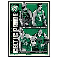 Boston Celtics Celtic Pride 18'' x 24'' Deluxe Framed Serigraph Print