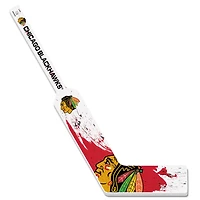 Chicago Blackhawks Goalie Splatter Mini Hockey Stick