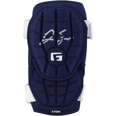 George Springer Toronto Blue Jays Autographed Game-Used Navy Elbow Guard from the 2023 MLB Season