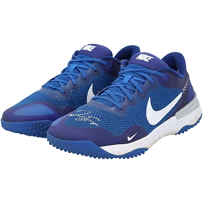 George Springer Toronto Blue Jays Autographed Player-Worn Blue Nike Alpha Shoes from the 2023 MLB Season - RG13309592-93