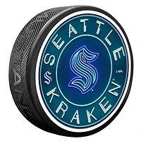 Seattle Kraken Neon Replicated Puck