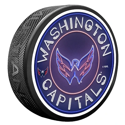 Washington Capitals Neon Replicated Puck