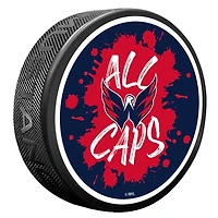 Washington Capitals Slogan Hockey Puck