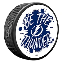Tampa Bay Lightning Slogan Hockey Puck