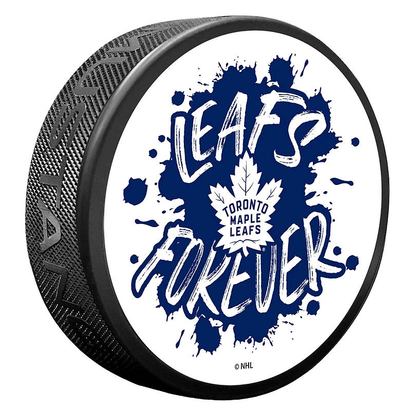 Toronto Maple Leafs Slogan Hockey Puck