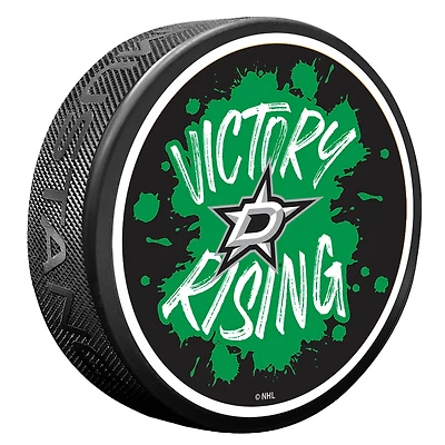 Dallas Stars Slogan Hockey Puck