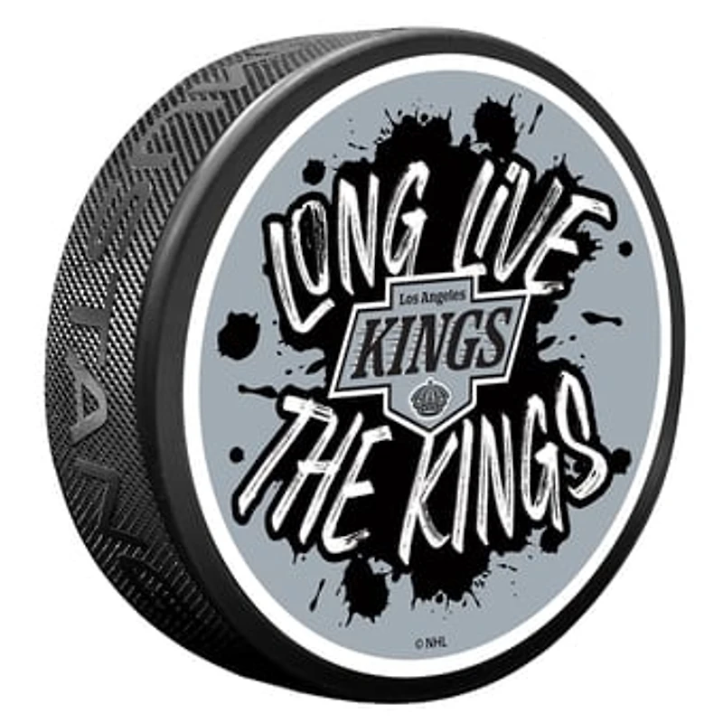 Los Angeles Kings Slogan Hockey Puck
