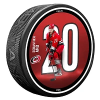 Sebastian Aho Carolina Hurricanes Breakout Series Puck