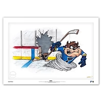 Tasmanian Devil St. Louis Blues 24" x 36" Looney Tunes Fine Art Print - Limited Edition