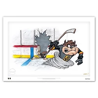 Tasmanian Devil Vegas Golden Knights 24" x 36" Looney Tunes Fine Art Print - Limited Edition