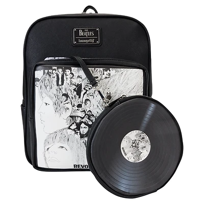 Loungefly The Beatles Revolver Album with Record Pouch Mini Backpack