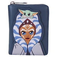 Loungefly The Mandalorian Ahsoka and Grogu Precious Cargo Zip-Around Wallet