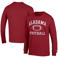 Men's Champion Alabama Crimson Tide Football Icon Long Sleeve T-Shirt